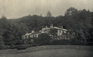 John Ruskins (1819-1900) huis in Brantwood door English Photographer